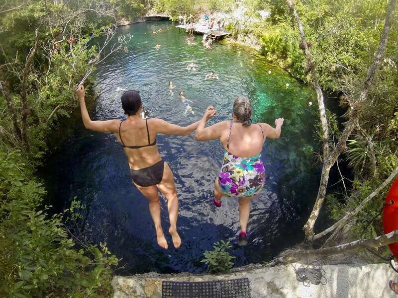 From Tulum: Four-Cenote Adventure - Pirañas Cenote keeps the pace moving