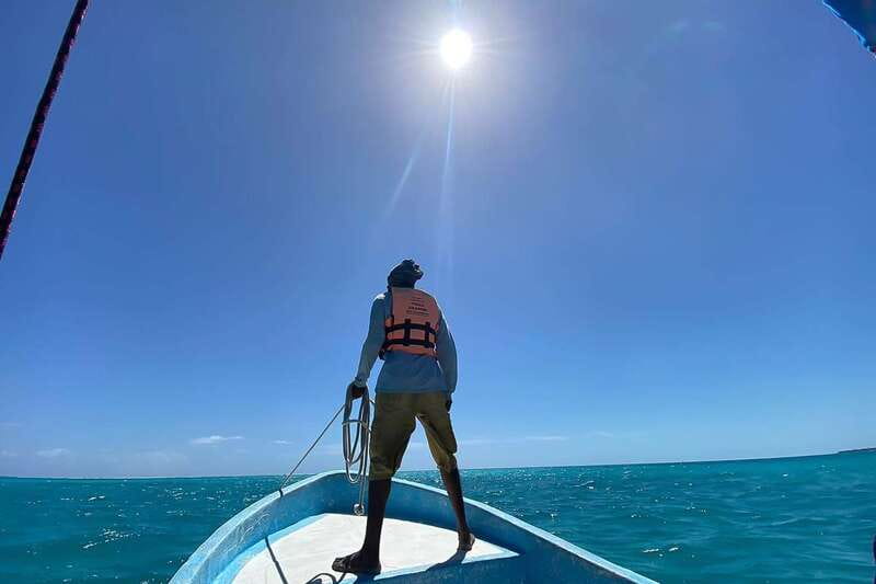 From Tulum: Sian Kaan Boat Trip Adventure with Lunch - Reef snorkeling near the Caribbean coast