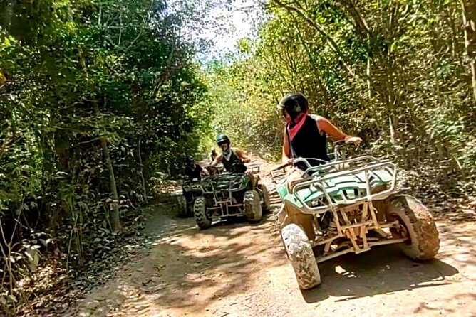 Half-day Adventure: Cenote + Ziplining + ATV Tour - Meeting at Súper Akí Tulum
