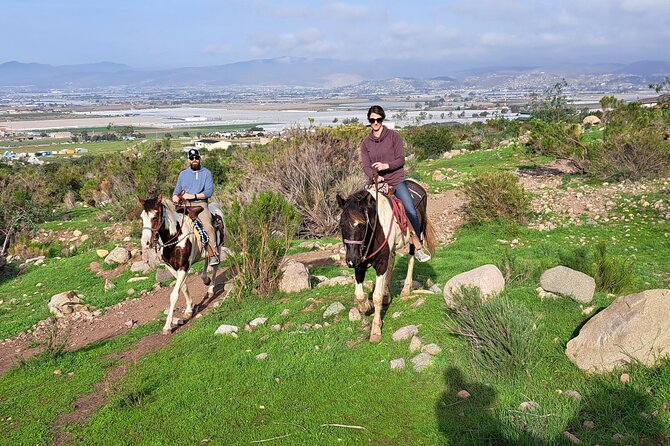 Horseback Mountain Trail Ride - Reaching the hilltops above Ensenada