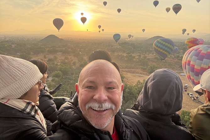 Hot Air Balloon Flight with Breakfast Cave and Pyramids Tour - How much value do you get for $140.17?