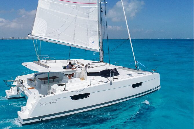 Isla Mujeres Cruise with Beach Club, Snorkel, Lunch and Open Bar - Playa Norte: the prettiest swim of the day