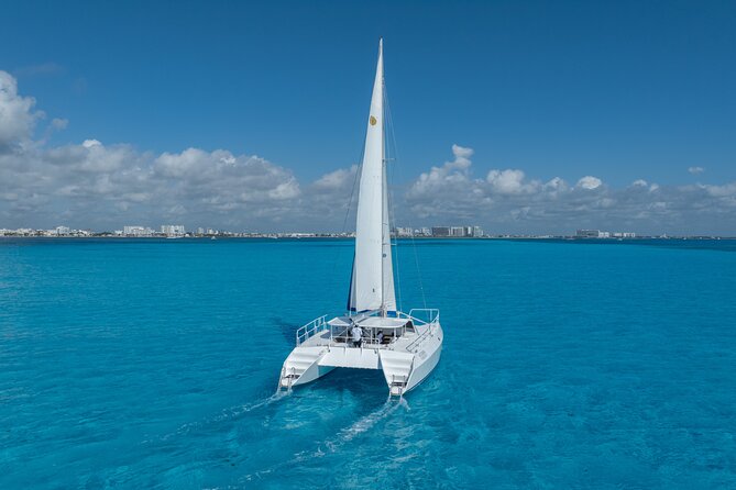 Isla Mujeres Day Tour with Catamaran, Snorkeling & Beach Club - Lunch at the island beach club