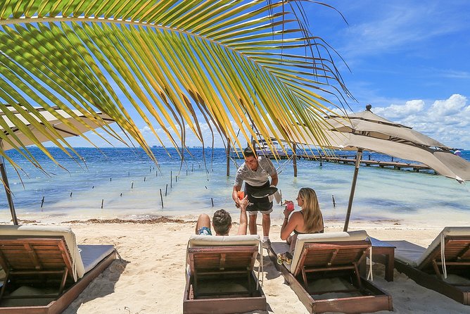 Isla Mujeres luxury catamaran with premium open bar and lunch - Setting sail from Cancun