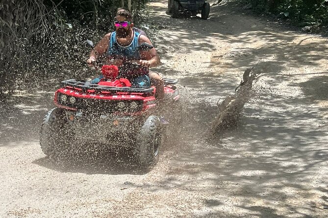 Jade Caverns and Mayan Village Cozumel ATV TOUR - Jade Cenote and the 20-Foot Jump