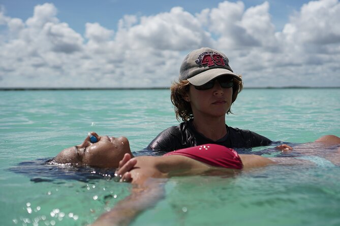Janzu Aquatic Massage Therapy - Floating into Bacalar’s quiet side