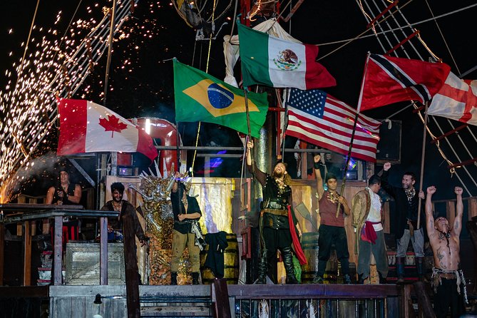 Jolly Roger Pirate Show and Dinner in Cancun - Arriving at Punta Sam for the Jolly Roger