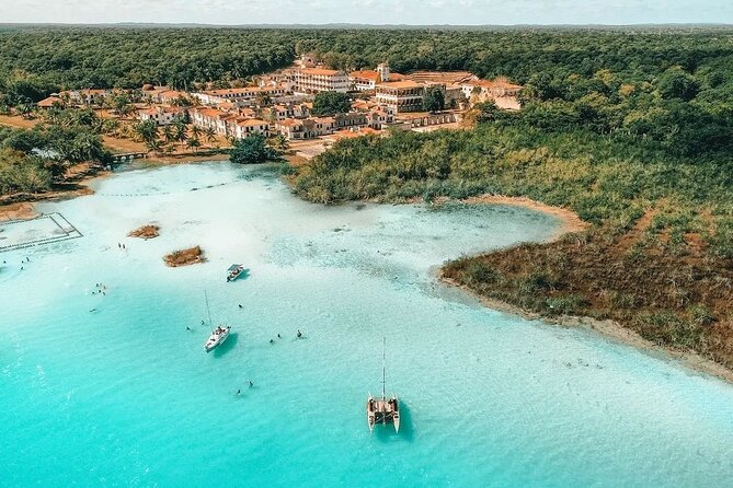 Lagoon of 7 colors from Costa Maya - Boat Tour and transportation - Pirates Channel and its old trade route