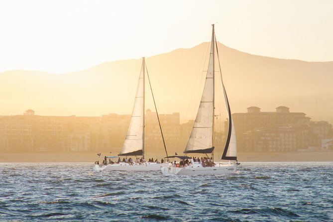 Los Cabos Luxury Sunset Sail with Light Appetizers and Open Bar - Boarding at Cabo Adventures near the marina