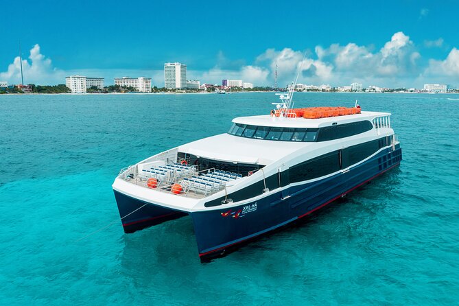 Luxury FERRY Xcaret: From Cancun to Isla Mujeres - A quick crossing from Cancun’s Hotel Zone