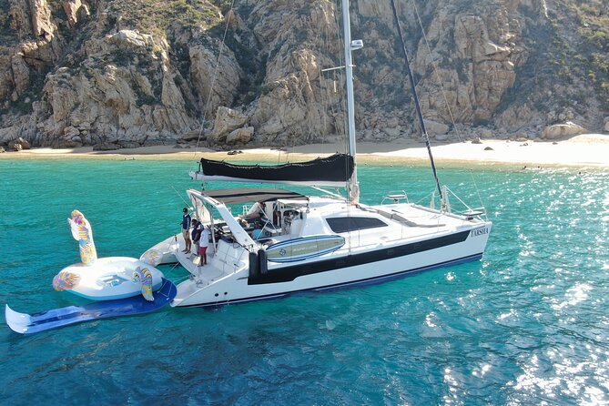 Luxury Sailing catamaran charter in Cabo San Lucas all inclusive - Cabo Bay, Pelican Rock, and Balconcito Beach