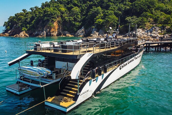 Mega Catamarans ALL INCLUSIVE Remote Paradise Beach Adventure - Quimixto and the waterfall choice