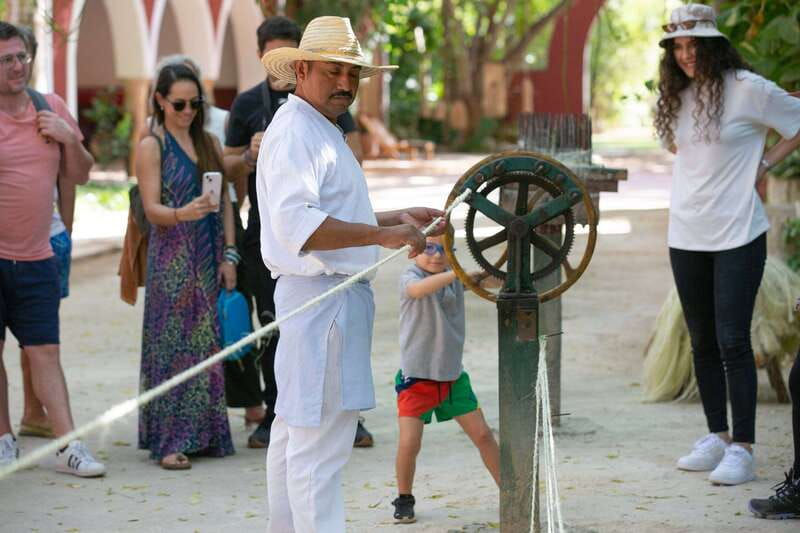 Merida: Hacienda Sotuta de Peon w/ Cenote & Henequen Tour - Riding the Decauville rails by mule power