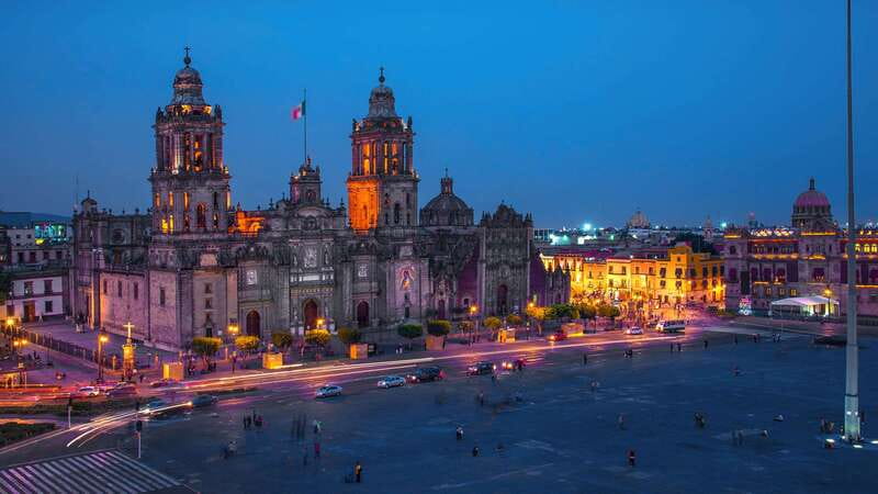 Mexico City at Night Walking tour with optional Torre Latino - Madero Street and the old Franciscan presence