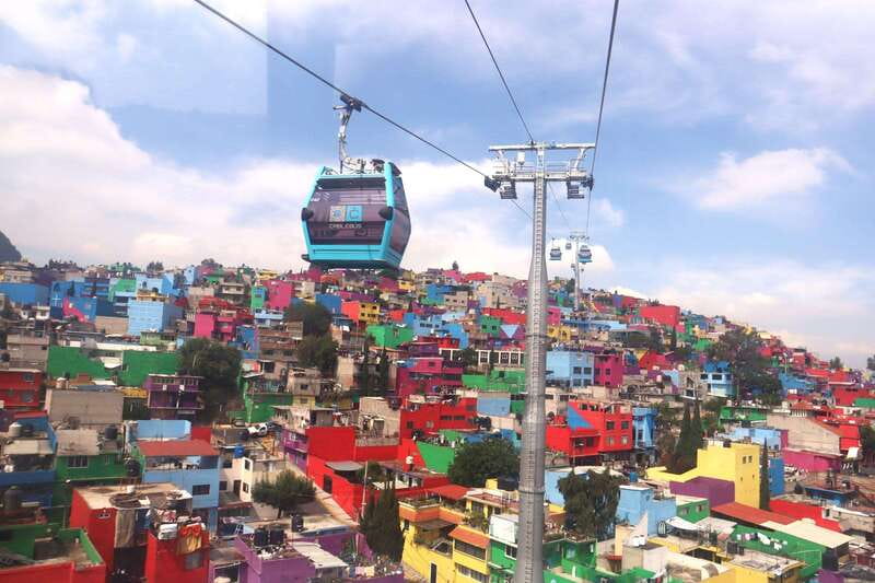 Mexico City: City Highlights Cable Car Ride w/ Taco & Tour - Flying Above the City on the Cablebús