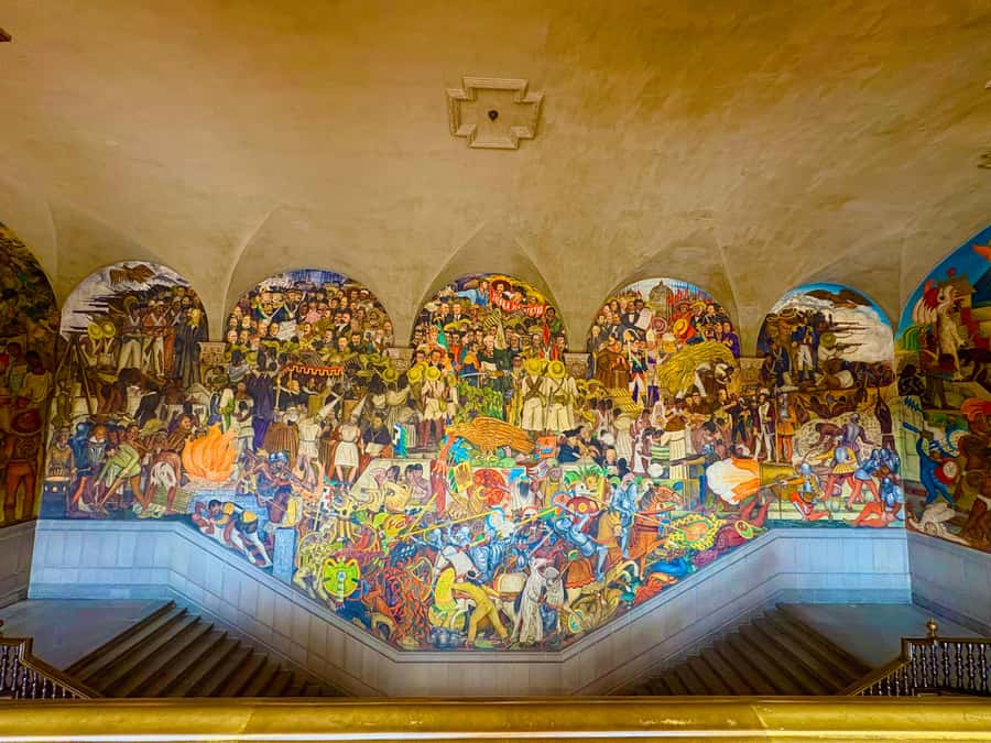 Mexico City: Diego Rivera's Murals Guided Walking Tour - Diego Rivera Mural Museum and the final look back