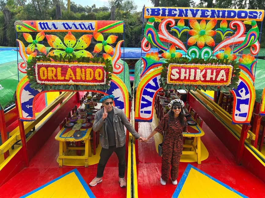 Mexico City: Xochimilco Boat with Guacamole & Premium Drinks - Making guacamole instead of just eating it