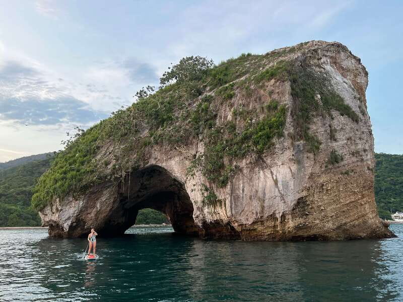 Mismaloya: Los Arcos Bioluminescent Waters Kayak & Cave Tour - Getting ready for the first paddle