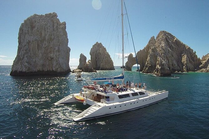 Multimillion Yacht Cabo Cruise Sunset or Snorkel Optional PICKUP! - Cabo’s best sights from a moving deck