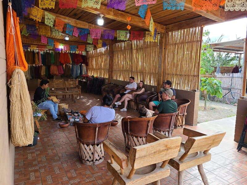 Oaxaca: Early Arrival at Hierve el Agua + Pickup + Admission - Teotitlán del Valle and natural-dye weaving