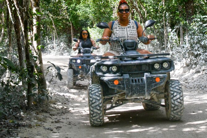 Off Road ATV Tour with Caverns, Cedral & Beach Time with Transfer - A Cozumel ATV outing with several different moods