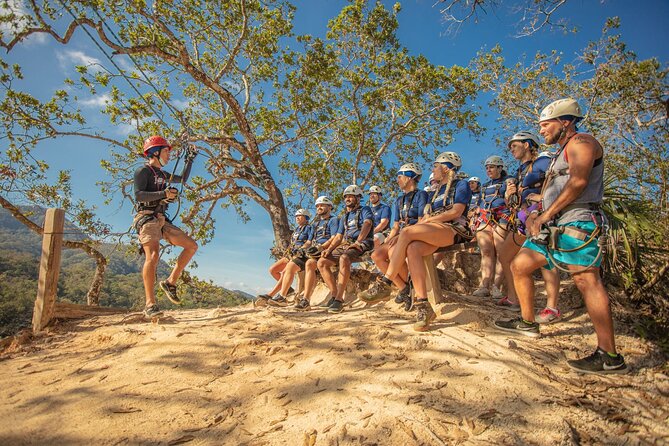 Outdoor Ziplining, Waterfalls & Speed boat in Puerto Vallarta - Base camp brings a welcome pause