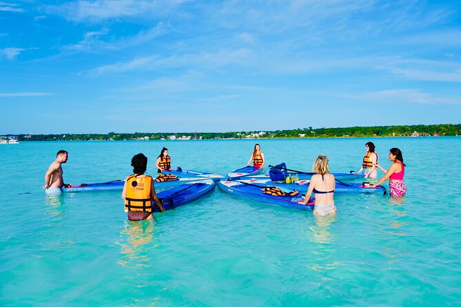Paddle at Dawn with visit to Cenotes and Islands - The channel and first swimming stop