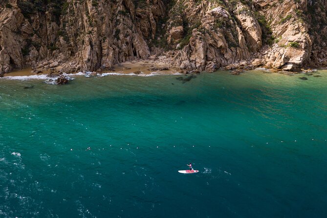 Paddleboard Expedition to the Arch of Cabo San Lucas, Lovers Beach & Snorkel - Lovers Beach and the walk toward Divorce Beach