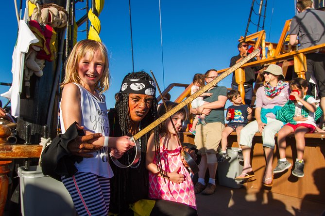 Pirate Ship Snorkel and Lunch Cruise in Los Cabos - Rope jumping and paddleboards
