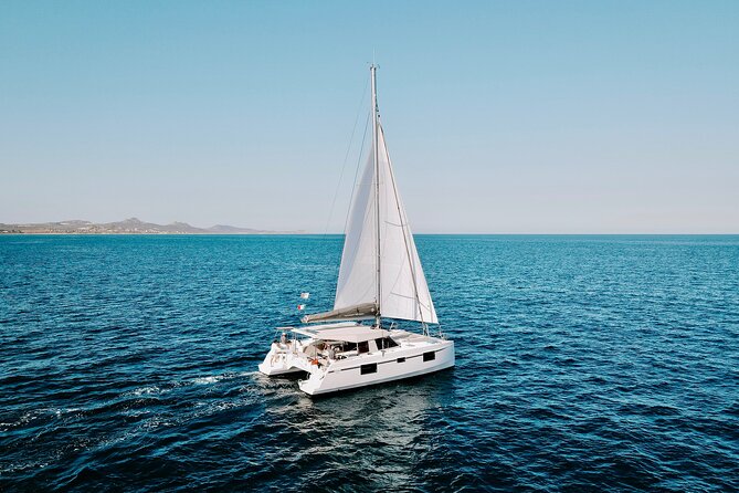 Platinum Sunset Sailing Tour - A catamaran view of the Sea of Cortez and Pacific coast