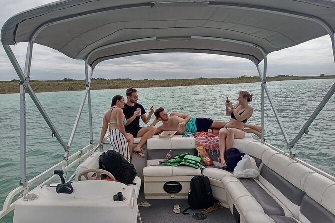 Pontoon Tour - Visit the Pirate Channel, Cenotes and Islands. - The cenotes reveal Bacalar’s changing colors