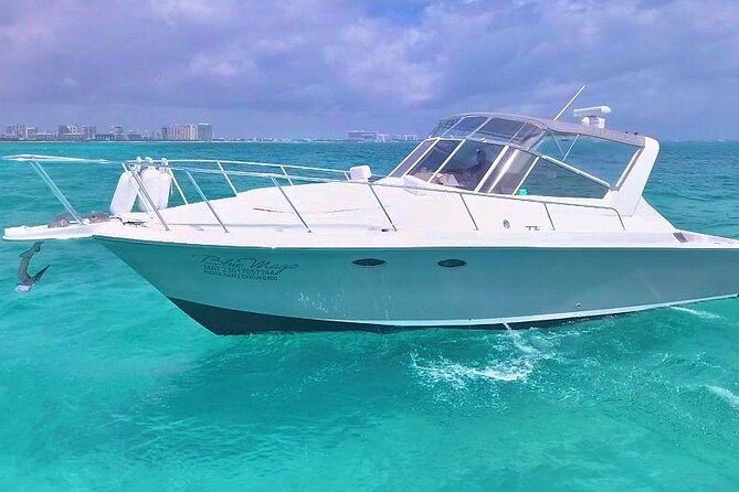 Private Cancun Yacht Tour 42ft up to 8 pax - A private yacht, not a crowded party boat