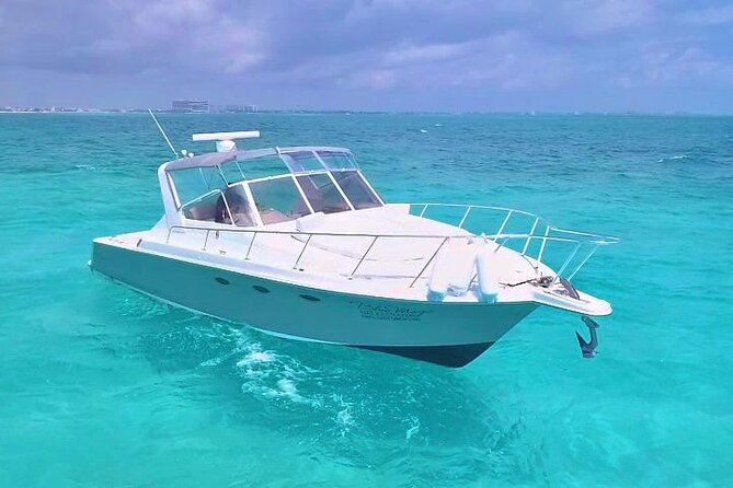 Private Cancun Yacht Tour 42ft up to 8 pax - Snorkeling equipment, with an important qualification