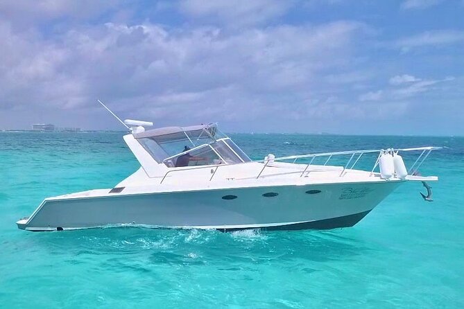 Private Cancun Yacht Tour 42ft up to 8 pax - Starting at Sunset Marina