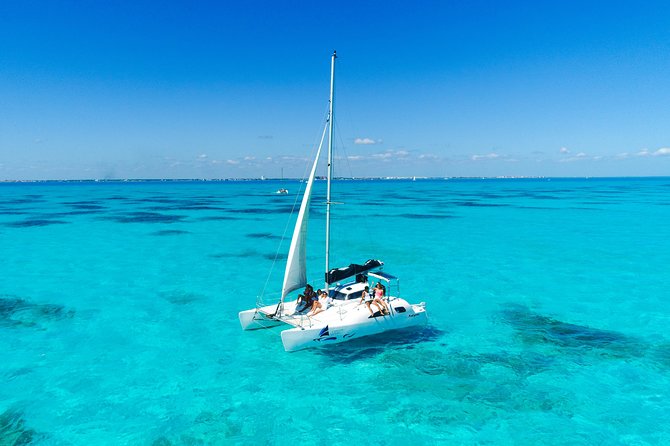 Private Catamaran from Cancun to Isla Mujeres for up to 13 People - What this private Cancun catamaran day feels like