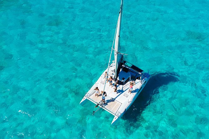 Private Catamaran from Cancun to Isla Mujeres for up to 13 People - Swimming near Playa Norte and visiting Isla Mujeres