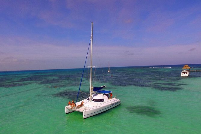 Private Catamaran from Cancun to Isla Mujeres | For up to 25 ppl - The crew is the strongest reason to book