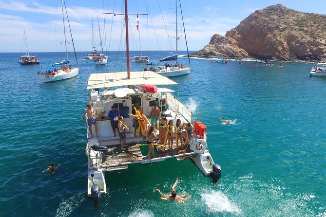Private Catamaran Snorkeling Cruise in Los Cabos - Lovers Beach, the arch, and Cabo’s famous views