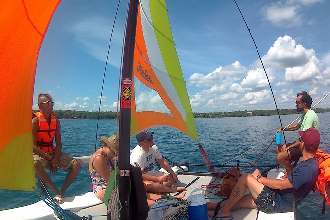 Private Eco-Tour on a Recreational Catamaran with Kayaks Included - Islands, cenotes, and clear swimming water