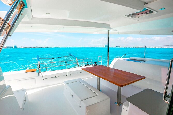 Private Luxury Catamaran Cancun to Isla Mujeres | For up to 30 pp - Sailing across to Isla Mujeres