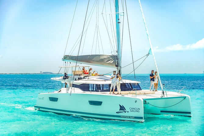Private Luxury Catamaran Cancun to Isla Mujeres | For up to 30 pp - How much value do you get for $3,485?