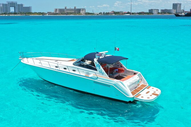 Private Luxury Yacht 55FT Rental in Cancun - Starting at Cenzontle 13 in Cancun’s Hotel Zone