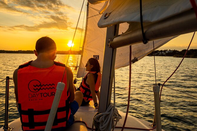 Private Sailboat + Captain for a Day Experience - Cenote de la Bruja and the lagoon’s changing colors