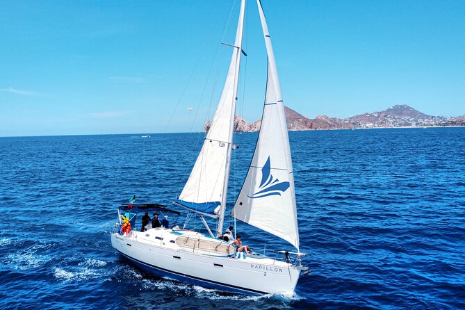 Private Sailboat tour in Cabo San Lucas with Papillon Yachts - Médano Beach, snacks, and an open bar
