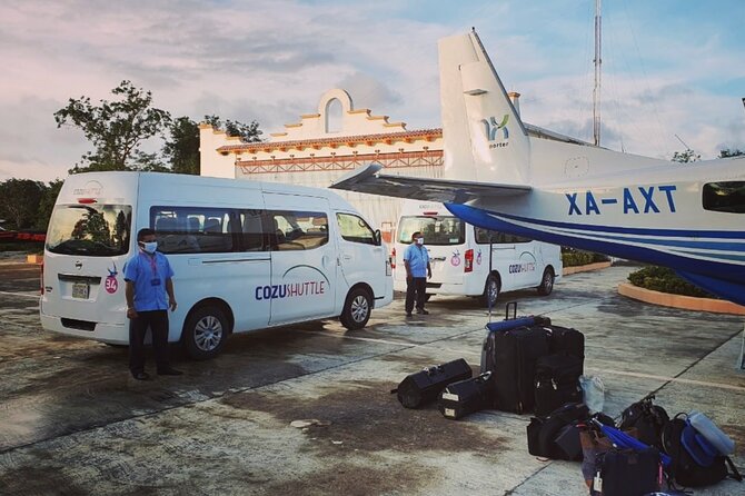 Private Shuttle from Inside Cozumel Airport to hotels in Cozumel - A quick exit from Cozumel International Airport