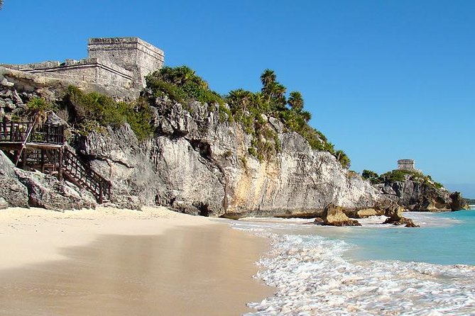 Private Tour: Tulum and Cave Adventure from Cancun - Tulum first: ruins above the Caribbean