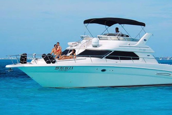 Private Yacht - 46 ft SeaRay Cancun Bay Snorkel 23P4 - What the yacht day feels like on the water