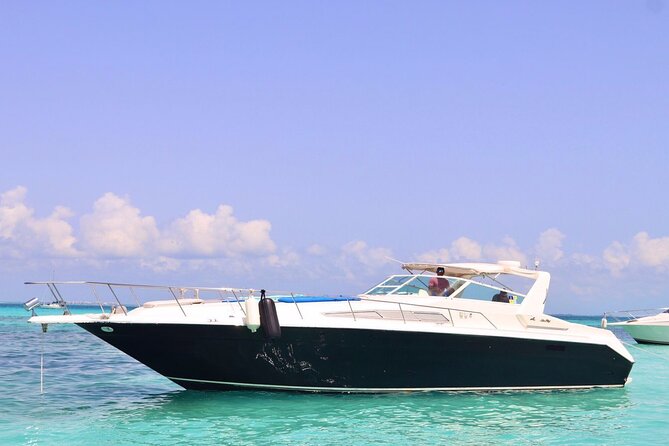 Private Yacht 46ft Sea Ray Snorkel up to 15 pax 23P2 - What the Cancun Bay cruise is really like