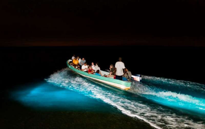 Puerto Escondido: Bioluminescence Night Spectacle - Boarding the boat in the dark
