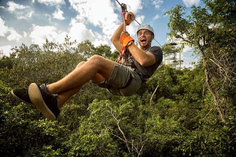 Puerto Morelos: Selvatica Jungle Zip Line Tour - ZipCycle and Bungee Swing add variety